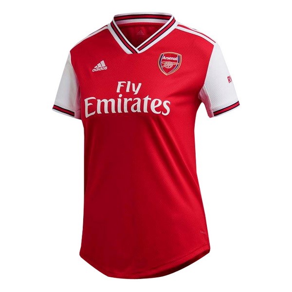 Camiseta Arsenal 1ª Kit Mujer 2019 2020 Rojo